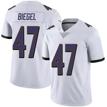 Nike Vince Biegel Youth Limited Baltimore Ravens White Vapor Untouchable Jersey