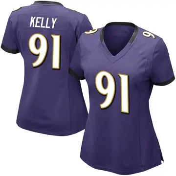 Nike Xavier Kelly Women's Limited Baltimore Ravens Purple Team Color Vapor Untouchable Jersey